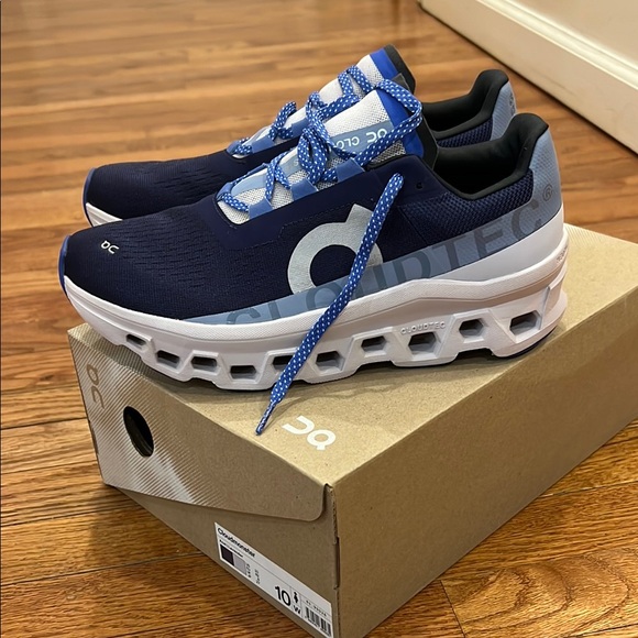 On Running Cloudmonster Sneakers - Navy Blue - Picture 2 of 4